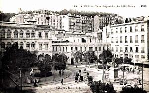 Alger - Place Bugeaud - XIXe Corps - 1910